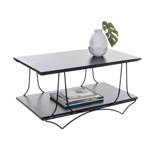 Mesa de Centro Aramado com Madeira - Alvorada