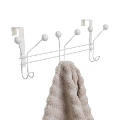 Gancho cabideiro para porta ou parede triplo