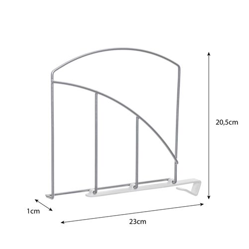 Divisor para prateleira de armário