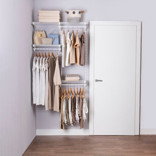 Armário Multiuso Closet Aberto Parede Simples Aramado kit 1