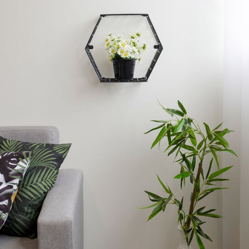 Nicho-decorativo-hexagonal---Linha-Wire