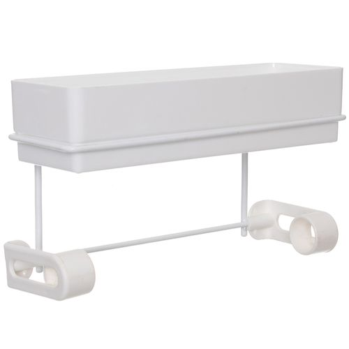 Porta rolos e temperos aramado pequeno para parede