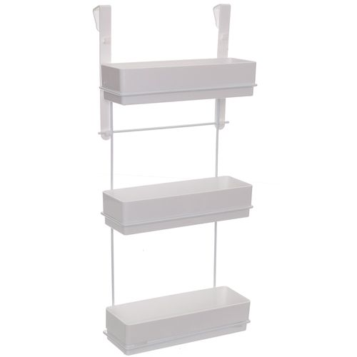 Organizador de temperos triplo para porta de armário