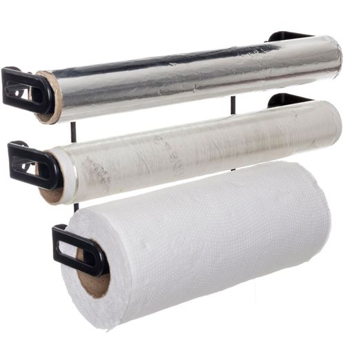 Porta Papel Toalha Suporte Rolo Papel Laminado Filme Parede