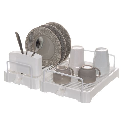 Escorredor de Pratos com Porta Talher Prime Aramado Dry Master