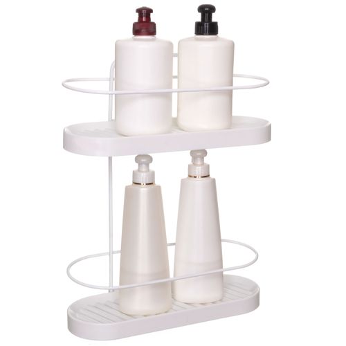 Porta Shampoo para Parede 2 Andares Aramado Classic