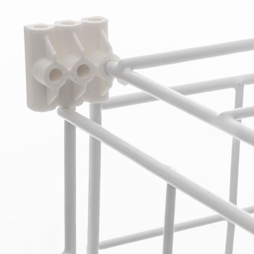 Kit com 4 Conectores para Nichos e Estantes Aramadas