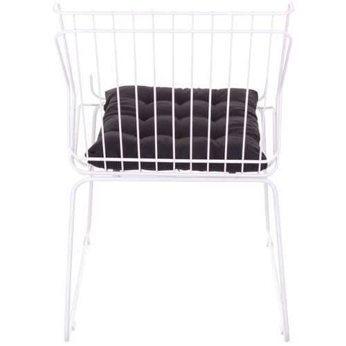 Cadeira de Jantar Top Design Industrial Aço Aramado Tron