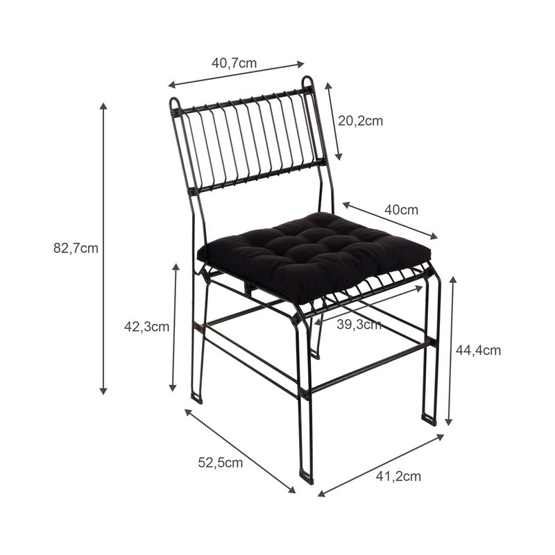 Cadeira-Decorativa-Aramada-Wireframe