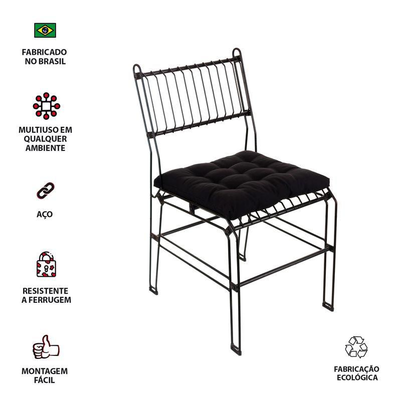 Cadeira-Decorativa-Aramada-Wireframe