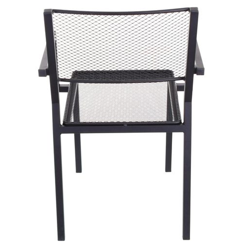 Cadeira de Jantar Design Industrial Aramado Vita com Braço