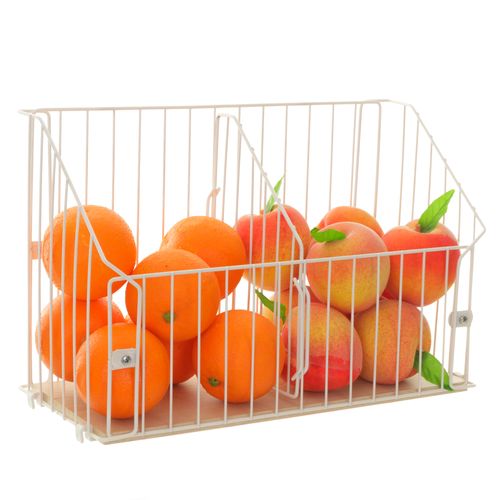 Fruteira de Parede Aramado Cozinha Cesto Frutas Grande