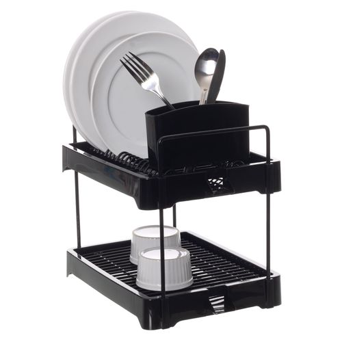 Escorredor de Louça Cozinha Duplo Prato Copo Talheres