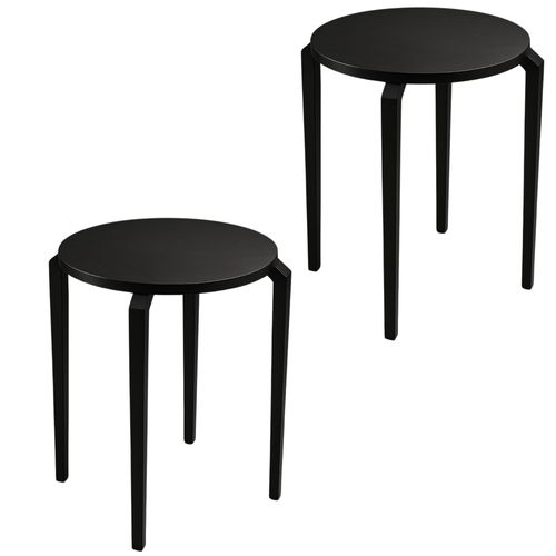 Kit 2 Banquetas para Cozinha Madeira Metalon Multiuso
