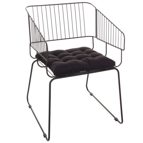 Cadeira de Jantar Top Design Industrial Aço Aramado Country